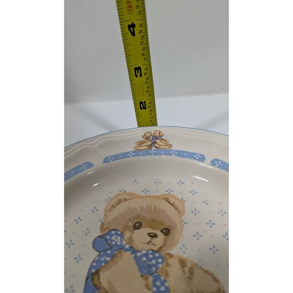 Tienshan Stoneware Teddy Bear Plate Dishwasher & Microwave Safe China - Picture 8 of 12